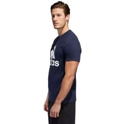 ADIDAS Men's Short-Sleeve Basic Badge Of Sport Tee -Fit Style Shop 2060643 402 alt4