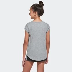 ADIDAS Girls' 3-Stripe Mesh Shorts 11 ADIDAS Girls' 3-Stripe Mesh Shorts -Fit Style Shop 2064738 001 alt3