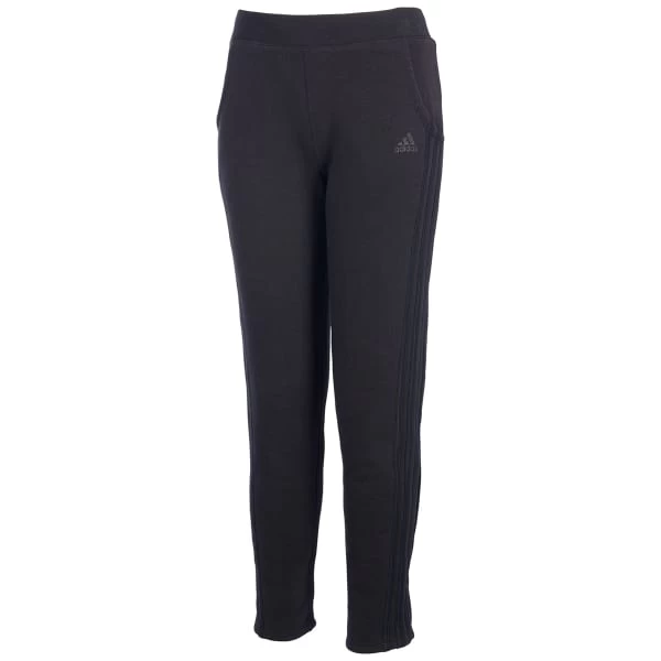 ADIDAS Girls' Fleece Tapered Pants 3 ADIDAS Girls' Fleece Tapered Pants