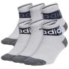 ADIDAS Kids' Blocked Linear 2.0 Quarter Socks, 6 Pack