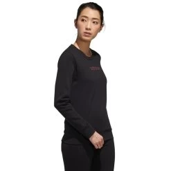ADIDAS Women's Essential Crew Neck Sweatshirt -Fit Style Shop 2073825 001 alt5