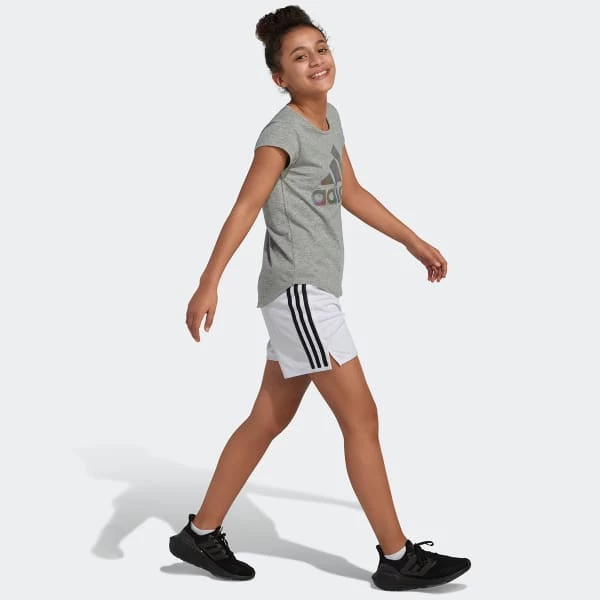 ADIDAS Girls' 5 In. Mesh Shorts 8 ADIDAS Girls' 5 In. Mesh Shorts - Image 6