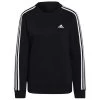 ADIDAS Women's Essential 3-Stripes Fleece Sweatshirt -Fit Style Shop 2074488 001 main