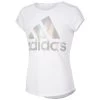 ADIDAS Girls' Climalite Rainbow Foil Short Sleeve Tee 1 ADIDAS Girls' Climalite Rainbow Foil Short Sleeve Tee -Fit Style Shop 2075114 101 main