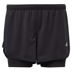 ADIDAS Women's Marathon 20 2-in-1 Short -Fit Style Shop 2076450 001 alt2