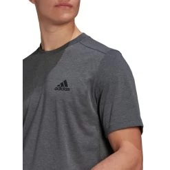 ADIDAS Men's Aeroready D2M Feelready Short Sleeve Tee -Fit Style Shop 2076801 003 alt4
