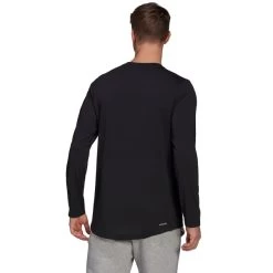 ADIDAS Men's Aeroready D2M Long Sleeve Tee 10 ADIDAS Men's Aeroready D2M Long Sleeve Tee -Fit Style Shop 2076805 001 alt2