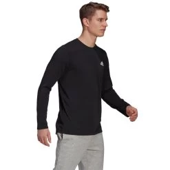 ADIDAS Men's Aeroready D2M Long Sleeve Tee 11 ADIDAS Men's Aeroready D2M Long Sleeve Tee -Fit Style Shop 2076805 001 alt3