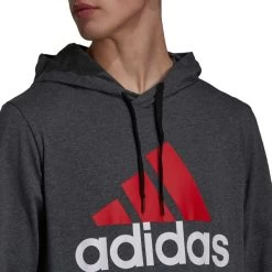 ADIDAS Men's Essentials Logo Hoodie -Fit Style Shop 2076811 005 alt4
