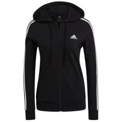 ADIDAS Women's Essentials 3-Stripe Full Zip Hoodie