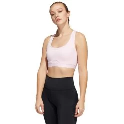 ADIDAS Women's Powerreact Training Medium Support Sports Bra -Fit Style Shop 2077963 607 alt2