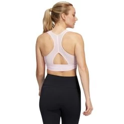 ADIDAS Women's Powerreact Training Medium Support Sports Bra -Fit Style Shop 2077963 607 alt3