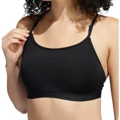 ADIDAS Women's Aeroreact Training Light-Suport Sports Bra -Fit Style Shop 2077968 001 alt5