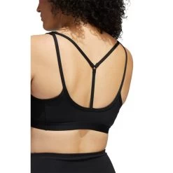 ADIDAS Women's Yoga Essentials Medium Impact Sports Bra -Fit Style Shop 2077973 001 alt6