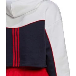 ADIDAS Women's Essentials Colorblock 3-Stripe Hoodie -Fit Style Shop 2077980 402 alt6