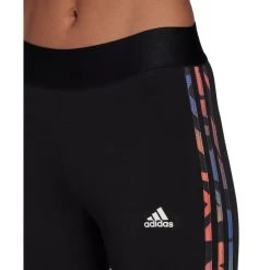 ADIDAS Women's Essentials 3-Stripes Leggings -Fit Style Shop 2077988 001 alt4
