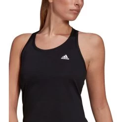 ADIDAS Women's Designed To Move 3-Stripes Sport Tank -Fit Style Shop 2078005 001 alt4