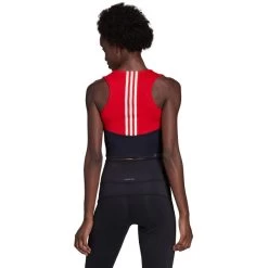 ADIDAS Women's D2M Colorblock Crop Tank Top -Fit Style Shop 2078013 402 alt2