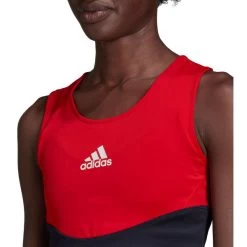 ADIDAS Women's D2M Colorblock Crop Tank Top -Fit Style Shop 2078013 402 alt4