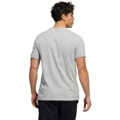 ADIDAS Men's Camo Badge Of Sport Short Sleeve Tee -Fit Style Shop 2078047 003 alt2