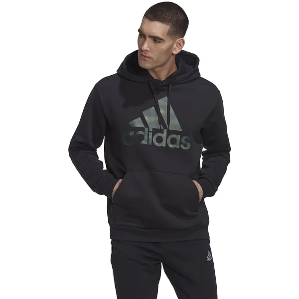 ADIDAS Men's Essentials Camo Print Hoodie 4 ADIDAS Men's Essentials Camo Print Hoodie - Image 2