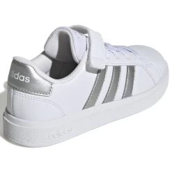 ADIDAS Girls' Grand Court Leather 2.0 Sneakers -Fit Style Shop 2081704 007 alt3