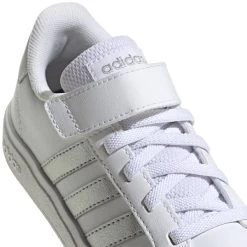 ADIDAS Girls' Grand Court Leather 2.0 Sneakers -Fit Style Shop 2081704 007 alt6