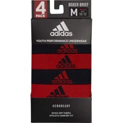 ADIDAS Boys' Performance Graphic Boxer Brief, 4-Pack 7 ADIDAS Boys' Performance Graphic Boxer Brief, 4-Pack -Fit Style Shop 2081955 999 alt2