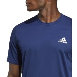 ADIDAS Men's AEROREADY D2M Short-Sleeve Tee -Fit Style Shop 2084527 403 alt3